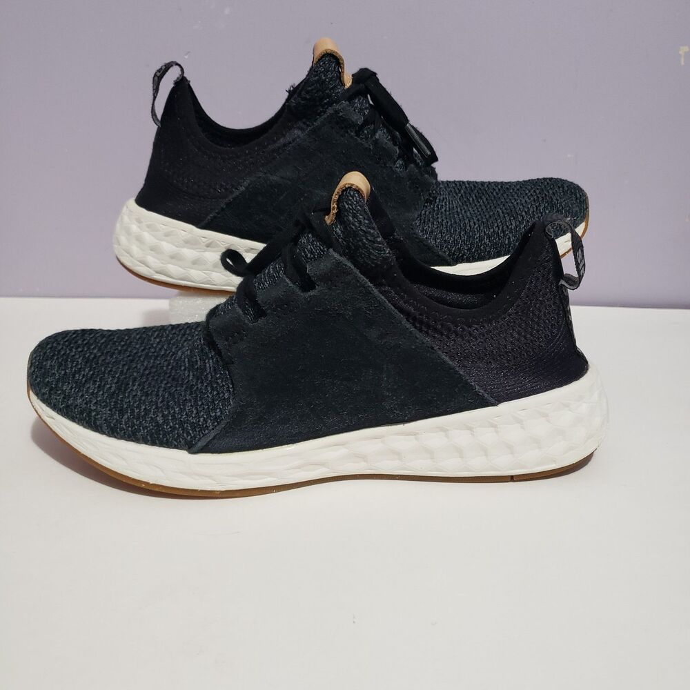 New Balance Women's Cruz V2 Fresh Foam  Black Sneakers Sz 9.5
